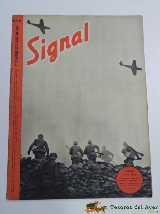 Revista Signal 1942, Sp N� 15, Lleva El Poster Central