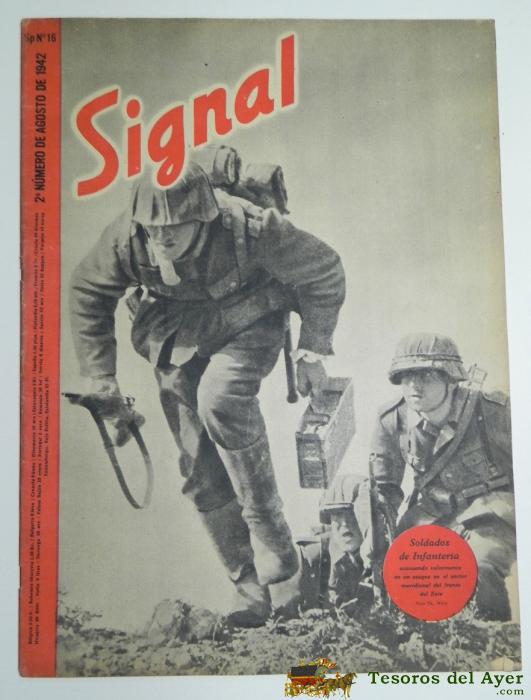 Revista Signal 1942, Sp N� 16, Lleva El Poster Central