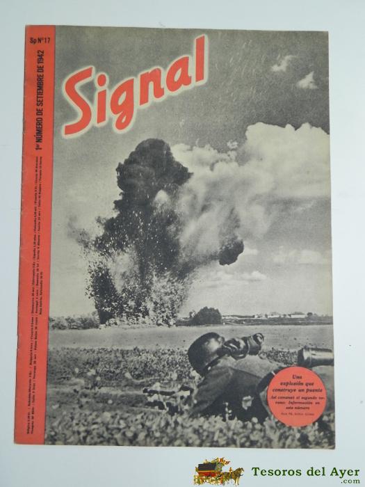 Revista Signal 1942, Sp N� 17, Lleva El Poster Central