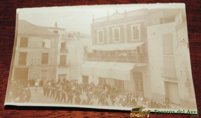 Fotografia De Alcora (castellon) 1929 Aproximadamente, Mide 13 X 9 Cms. Tama�o Postal