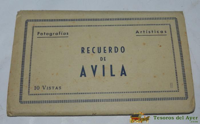 Cuadernillo De 10 Postales - Vistas De Avila - Ed. Arribas.