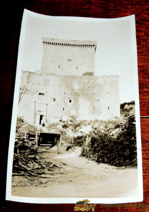 Fotografia De Torre De Fontecha, Alava, A�os 30, No Tiene Editorial. Escrita Por El Reverso En 1930, Tama�o Postal.