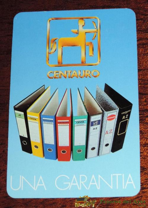 Calendar 1991 Centauro, Fournier, Buen Estado