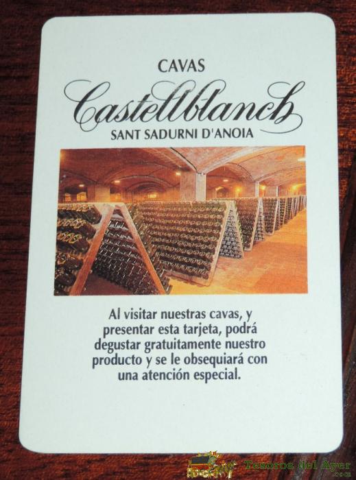 Calendar 1992 Cavas Castellblanch, Fournier, Buen Estado