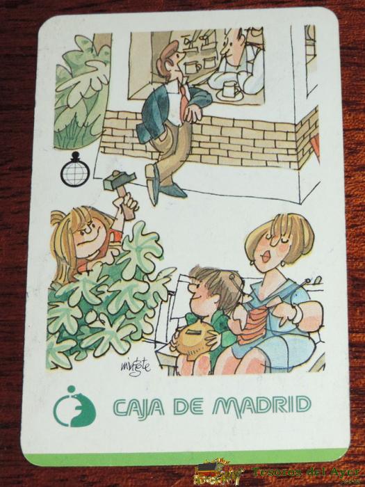 Calendar 1987 Caja Madrid, Fournier, Buen Estado