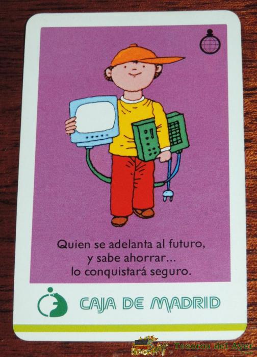 Calendario Fournier, Caja Madrid 1988