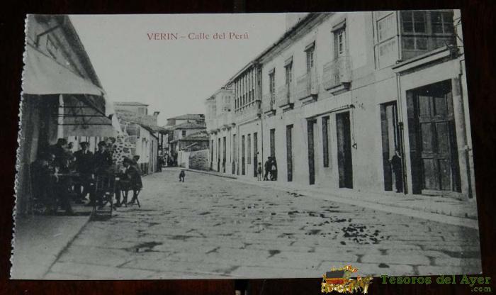 Verin (orense) Calle Del Peru, Mateu, Sin Circular