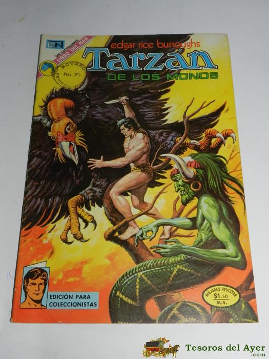 Edgar Rice Burroughs Tarzan De Los Monos N� 344, A�o 1973, Ed. Novaro. 
