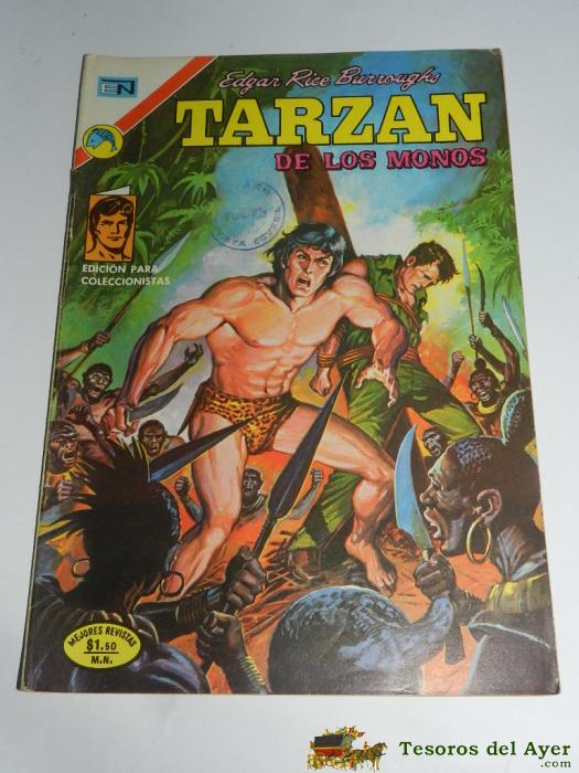 Edgar Rice Burroughs Tarzan De Los Monos N� 326, A�o 1972, Ed. Novaro. 