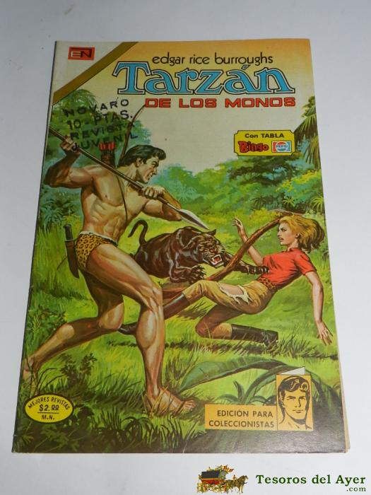 Edgar Rice Burroughs Tarzan De Los Monos N� 428, A�o 1975, Ed. Novaro. 