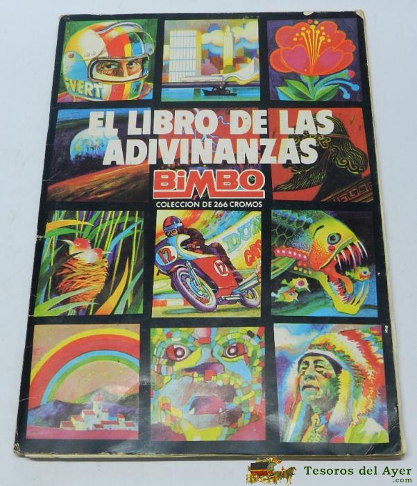 El Libro De Las Adivinanzas, Alb�m De Cromos Completo De Bimbo, A�o 1973, Colecci�n De 266 Cromos. Buen Estado.
