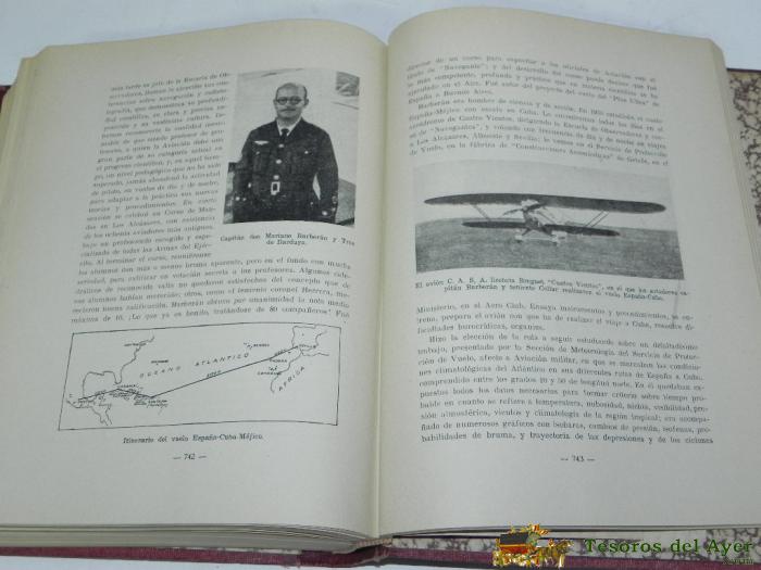 Historia De La Aeronautica Espa�ola, A�o 1951 Por  Jose Goma Ordu�a, Avion, Tiene 799 Pag. Con Muchisimas Fotografias, Mide 25 X 20 Cms. 