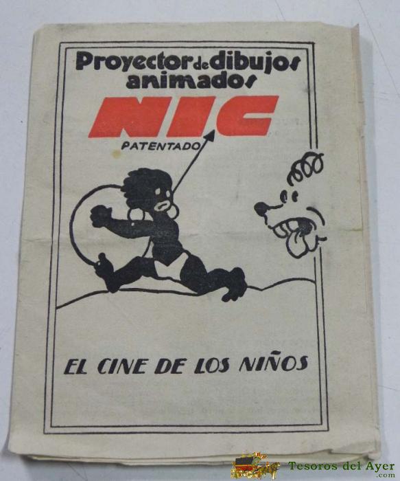 Catalogo De Peliculas Proyector Nic. El Cine De Los Ni�os. 4 Paginas. 