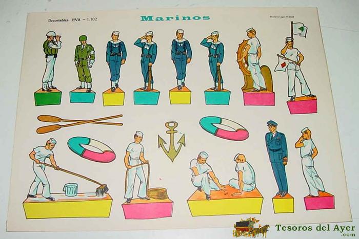 Recortables Antiguos De Papel