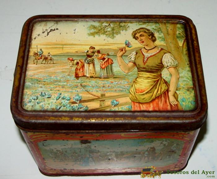 · Old Antique Vintage Tin Box · Old tins boxes
