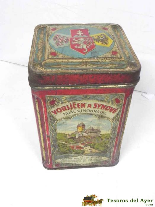 TesorosDelAyer.com · Old Antique Vintage Tin Box · Old tins boxes